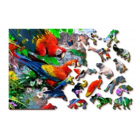 Puzzle Wooden City Papageieninsel Wooden City - 1