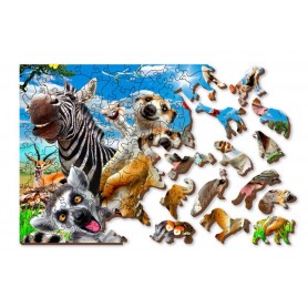 Puzzle Wooden City Willkommen in Afrika Wooden City - 1
