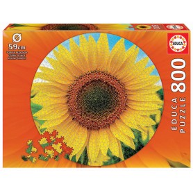 Puzzle Educa Runde Sonnenblume 800 Teile Puzzles Educa - 1