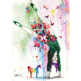 Puzzle Heye Free Colours, Mini-Einhorn 1000 Teile Heye - 1