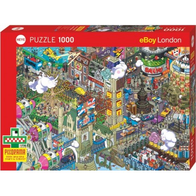 Puzzle Heye Suche in London nach 1000 Teile Heye - 1