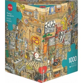 Puzzle Heye Music Maniac 1000 Teile Heye - 1