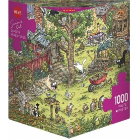 Puzzle Heye Abenteuer im Garten von 1000 Teilen Heye - 1