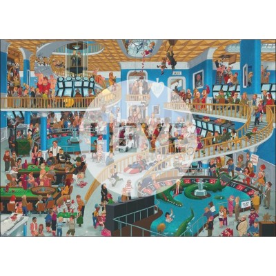 Puzzle Heye Chaotisches Casino 1000 Teile Heye - 1