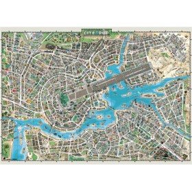 Puzzle Heye Die Stadt des Pop 2000 Teile Heye - 1