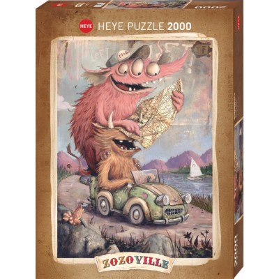 Puzzle Heye De Ruta 2000 Teile Heye - 1