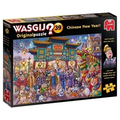 Puzzle Jumbo Wasgij Original 39 Chinesisches Neujahr 1000 Teile Jumbo - 1