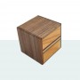 Yosegi Japanese Box 2 Sun 4 Stufen mit Schublade Oka Craft - 3