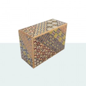 Yosegi Japanische Puzzlebox 4 Sun 14 Schritte Oka Craft - 1