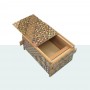 Yosegi Japanische Puzzlebox 4 Sun 14 Schritte Oka Craft - 2