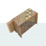 Yosegi Japanische Puzzlebox 4 Sun 14 Schritte Oka Craft - 4
