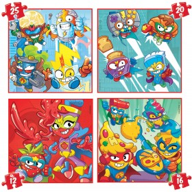 Maleta Progressive Superthings 12-16-20-25 Teile Puzzles Educa - 1