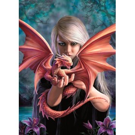 Puzzle Clementoni Drachenkind der 1000 Teile Clementoni - 1