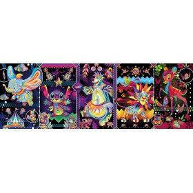 Puzzle Clementoni Disney Bunte Tiere Panorama 1000 Teile Clementoni - 1