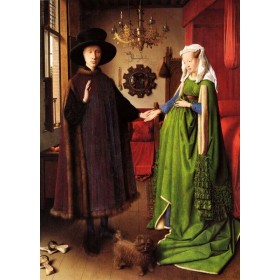 Puzzle Clementoni Porträt von Giovanni Arnolfini und seiner Frau aus 1000 Teilen Clementoni - 1