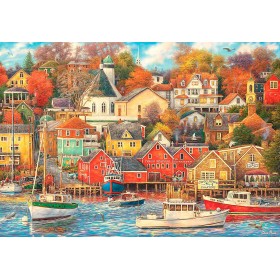 Puzzle Clementoni Ein guter Tag im Hafen von 1500 Teilen Clementoni - 1