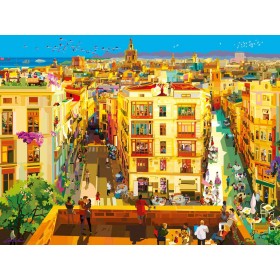 Puzzle Ravensburger Abendessen in Valencia von 1500 Teilen Ravensburger - 1