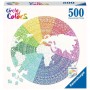 Puzzle Ravensburger Kreisförmiges Mandala aus 500 Teilen Ravensburger - 1