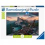 Puzzle Ravensburger Sonnenuntergang auf dem Berg der 1000 Stücke Ravensburger - 2