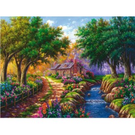Puzzle Ravensburger River Cottage 1500 Teile Ravensburger - 1