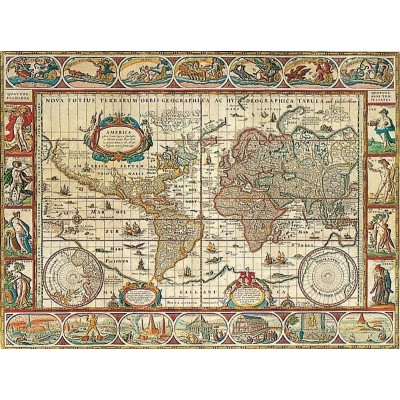 Puzzle Ravensburger Weltkarte 1650 von 2000 Teilen Ravensburger - 1