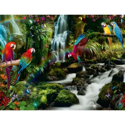 Puzzle Ravensburger Papageienparadies 2000 Teile Ravensburger - 1