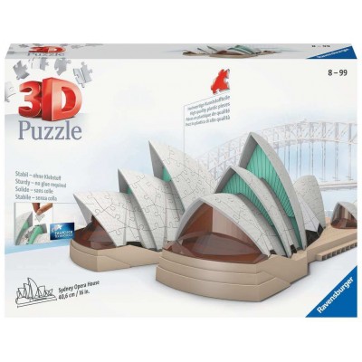 Puzzle 3D Ravensburger Opernhaus von Sydney 237 Teile Ravensburger - 1