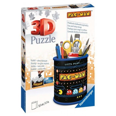 Puzzle 3D Ravensburger Pacman Bleistifthalter 54 Teile Ravensburger - 1