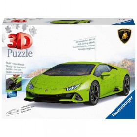 Puzzle 3D Ravensburger Lamborghini Huracan Evo Grün 108 Teile Ravensburger - 1