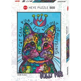 Puzzle Heye Meine Katze kann schnurren 500 Pieces Heye - 1
