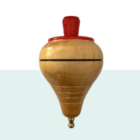 Großer hölzerner Kreisel mit Schleife Can Cels - 1