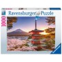 Puzzle Ravensburger Berg Fuji Kirschblüten 1000 Teile Ravensburger - 2
