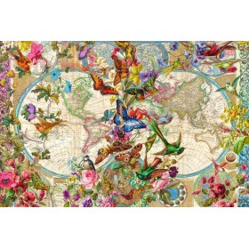 Puzzle Ravensburger Weltkarte der Flora und Fauna 3000 Teile Ravensburger - 1