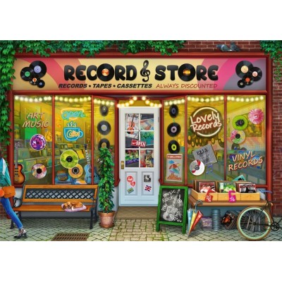 Puzzle Ravensburger 1000 Teile Vinyl Shop Ravensburger - 1