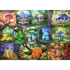 Puzzle Ravensburger Schöne Pilze aus 1000 Teilen Ravensburger - 1