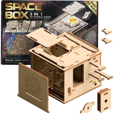 3D Puzzle Space Box Escape Welt - 1