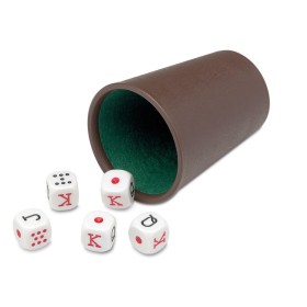 Gefüttert Eimer und Würfel Poker mit Cubilete Cayro - 1
