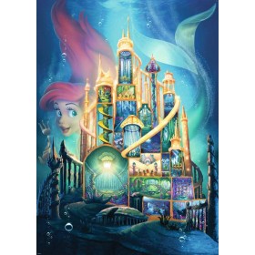 Puzzle Ravensburger Disney-Schlösser: Ariel aus 1000 Teilen Ravensburger - 1