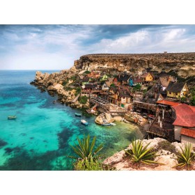 Puzzle Ravensburger Popeye Village, Malta von 1500 Teilen Ravensburger - 1