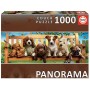 Puzzle Educa Hunde auf der Panoramabank 1000 Teile Puzzles Educa - 1