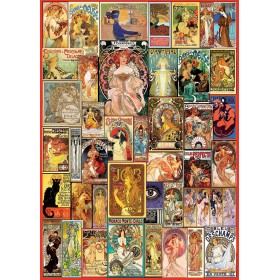 Puzzle Educa Jugendstil-Collage aus 1000 Teilen Puzzles Educa - 1