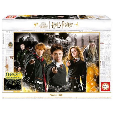 Puzzle Educa Harry Potter Neon-Effekt 1000 Teile Puzzles Educa - 1