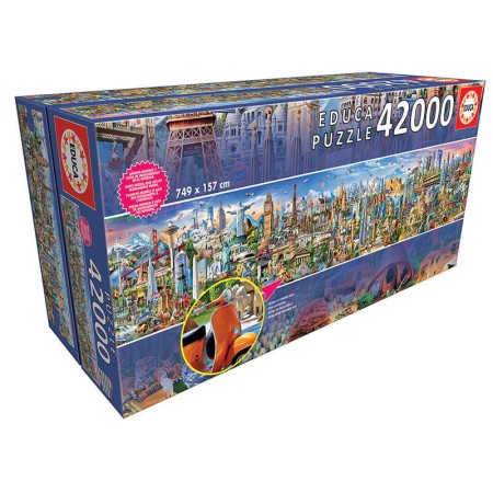 Puzzle Educa Rund um die Welt 42000 Teile Puzzles Educa - 1