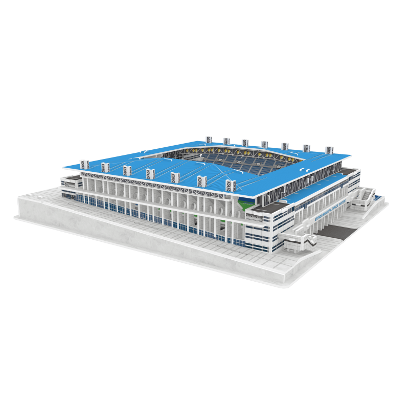 3D Stadion Carlos Tartiere Real Oviedo mit Licht kubekings.de