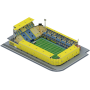 Puzzle Estadio 3D De La Cerámica Villarreal CF mit Licht ElevenForce - 4