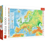 Puzzle Trefl 1000 Stück physische Karte von Europa Puzzles Trefl - 1