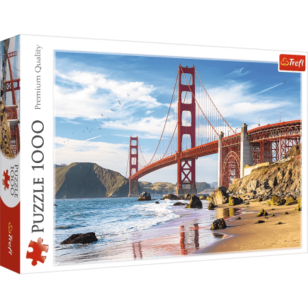 Puzzle Trefl Golden Gate Bridge, San Francisco, Vereinigte Staaten von 1000 Teilen Puzzles Trefl - 1