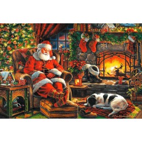 Puzzle Trefl Hölzerne Weihnachtsnacht 500 Teile Puzzles Trefl - 1