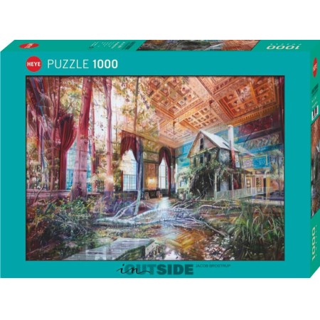 Puzzle Heye Einbrecherhaus, 1000 Teile Heye - 1
