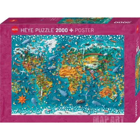 Puzzle Heye Miniaturwelt aus 2000 Teilen Heye - 1